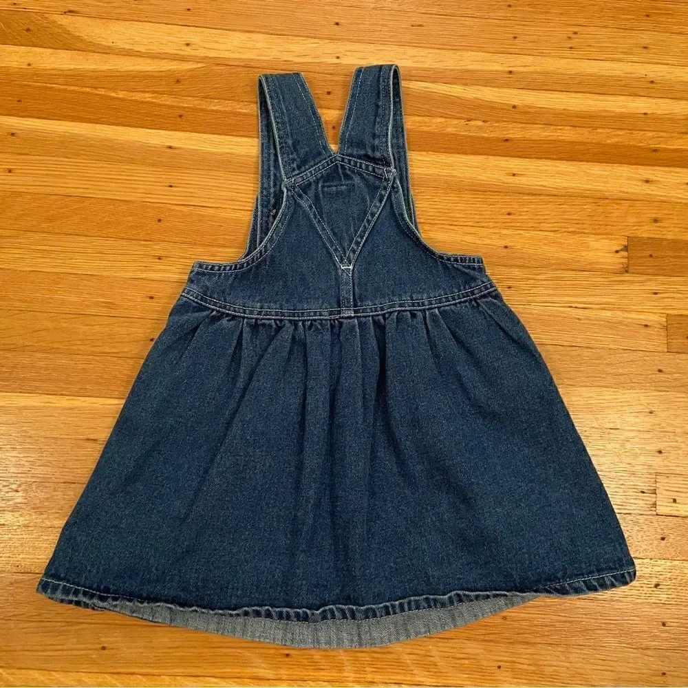 Carters Vintage jean embroidered floral dress